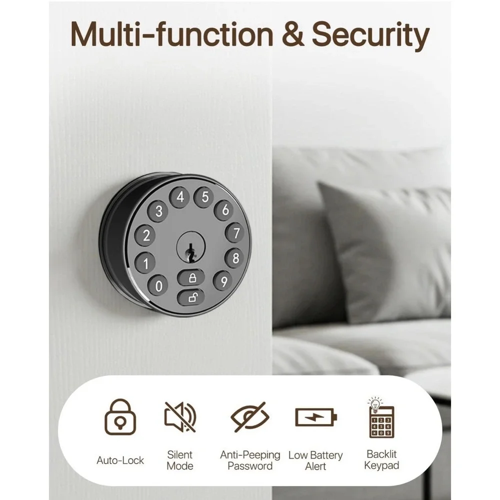 Keyless Electronic Deadbolt‎ Door Lock (YL-68-MINI style)